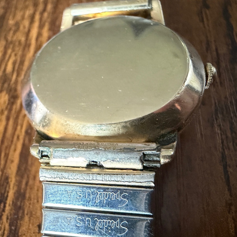 Vintage RUNS OMEGA Automatic Seamaster Watch 10K Plated TOPS + FNDS 14K filled - Picture 7 of 11